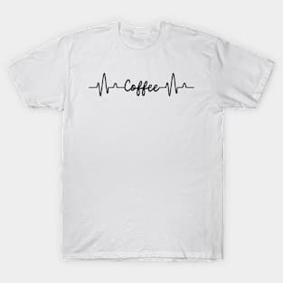 Coffee heart beat T-Shirt